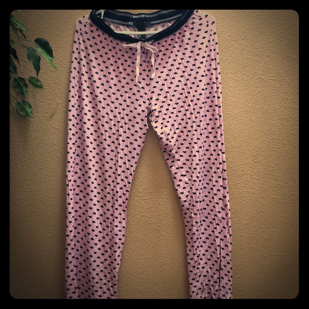 Pj heart/pink pants.